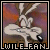 Outgoing link to a fanlisting for Wile E. Coyote from Looney Tunes.