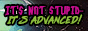 An outgoing button that leads to itsnotstupid.com, an Invader Zim fan website.
