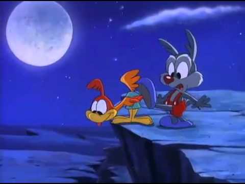 Calamity Coyote and Little Beeper in Tiny Toons Adventures